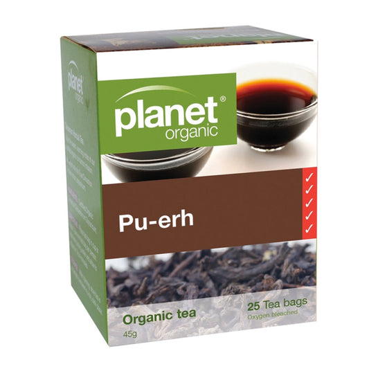 PLANET ORGANIC Herbal Tea Pu-erh - 25 Bags