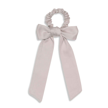 Kooshoo Plastic-free Satin Bow Scrunchie - Black