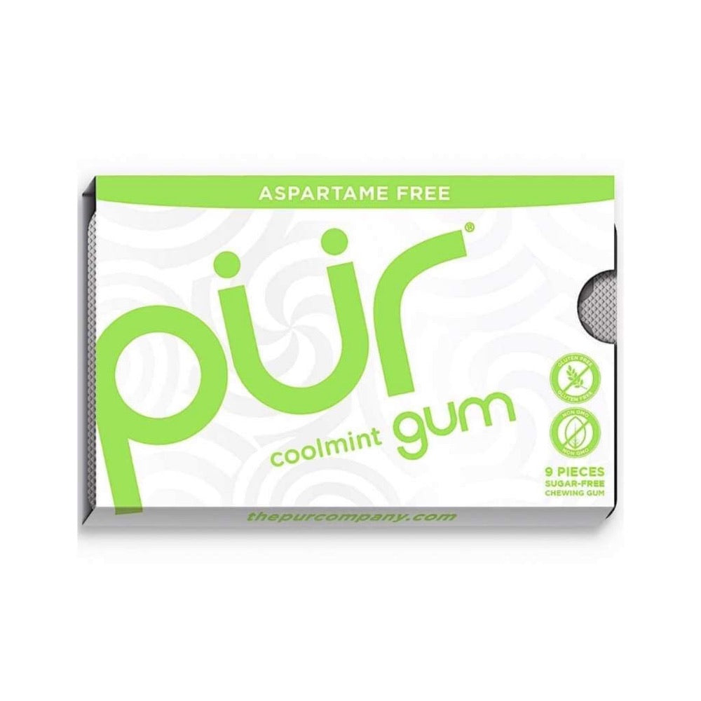 Pur Gum Coolmint Gum 9 Pieces - L'Organic