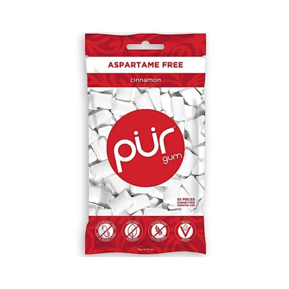 Pur Gum Cinnamon Gum 55 Pieces - L'Organic