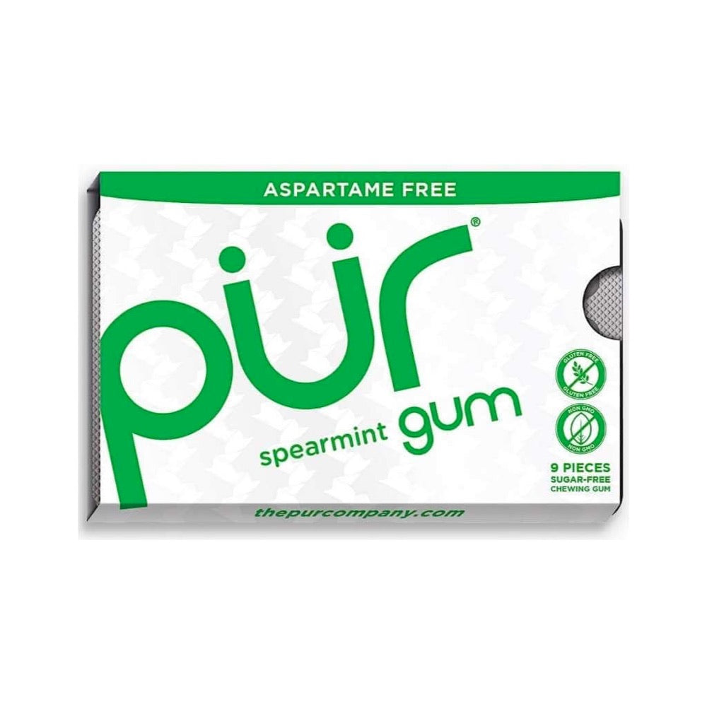 Pur Gum Spearmint Gum 9 Pieces - L'Organic