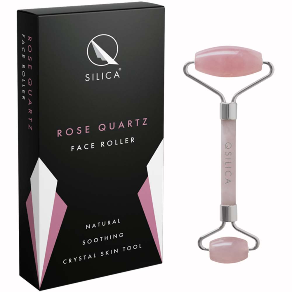 Qsilica Face Roller - Rose Quartz