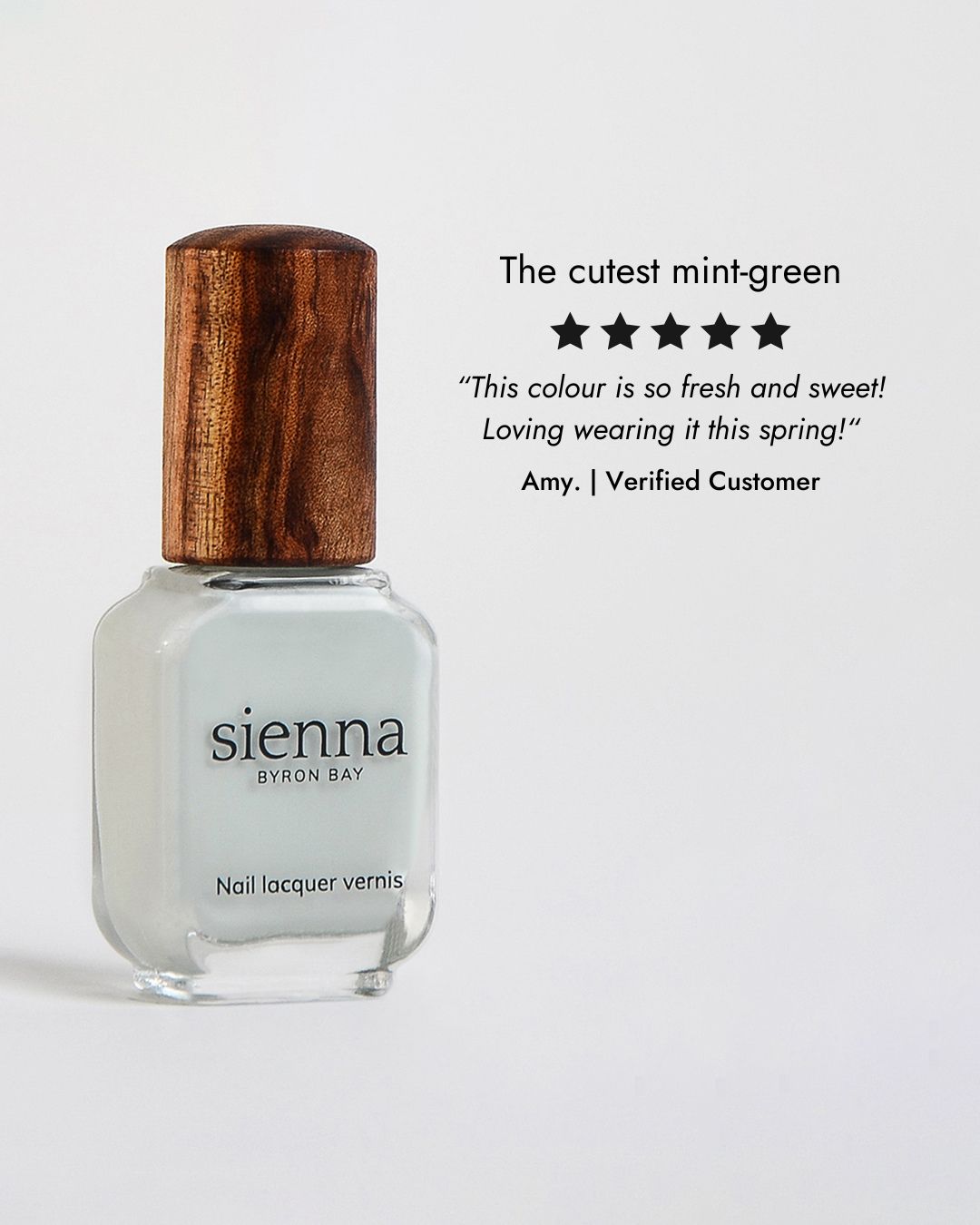 Sienna Nail Polish Renewal - Light Sage - 10ml