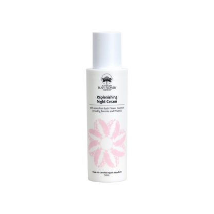 Australian Bush Flower Essences Night Cream - Replenishing - 50ml
