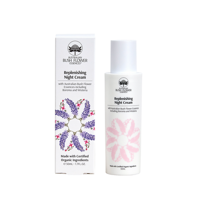 Australian Bush Flower Essences Night Cream - Replenishing - 50ml