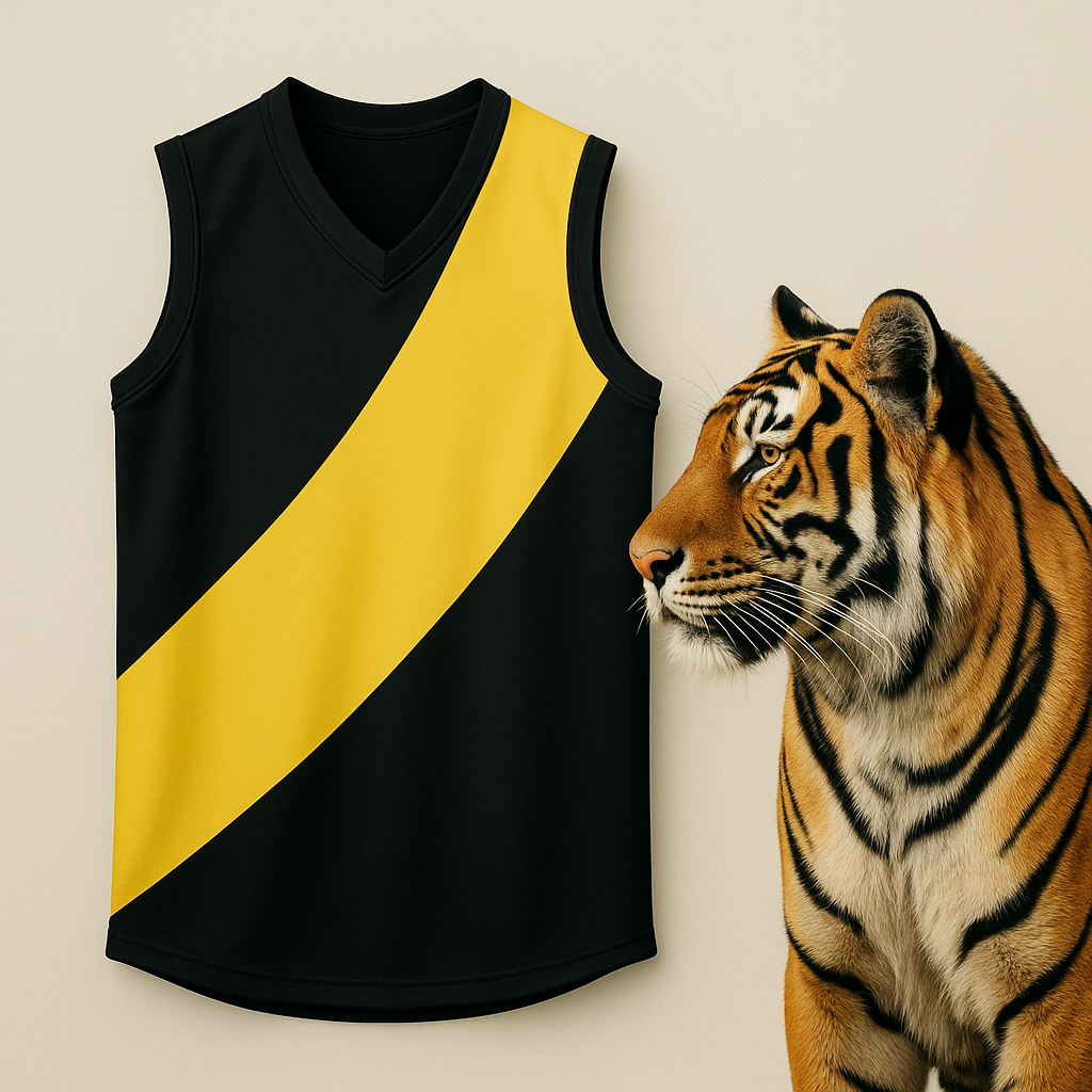 Soapmaid Footy Bath Bomb (Black & Yellow) - Richmond Tigers - 1 Pack