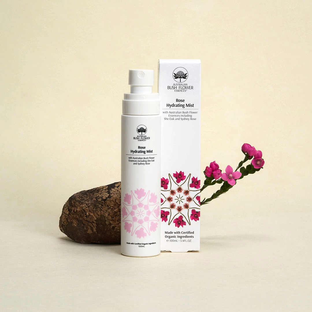 Australian Bush Flower Essences Hydrating Mist - Rose - 100ml