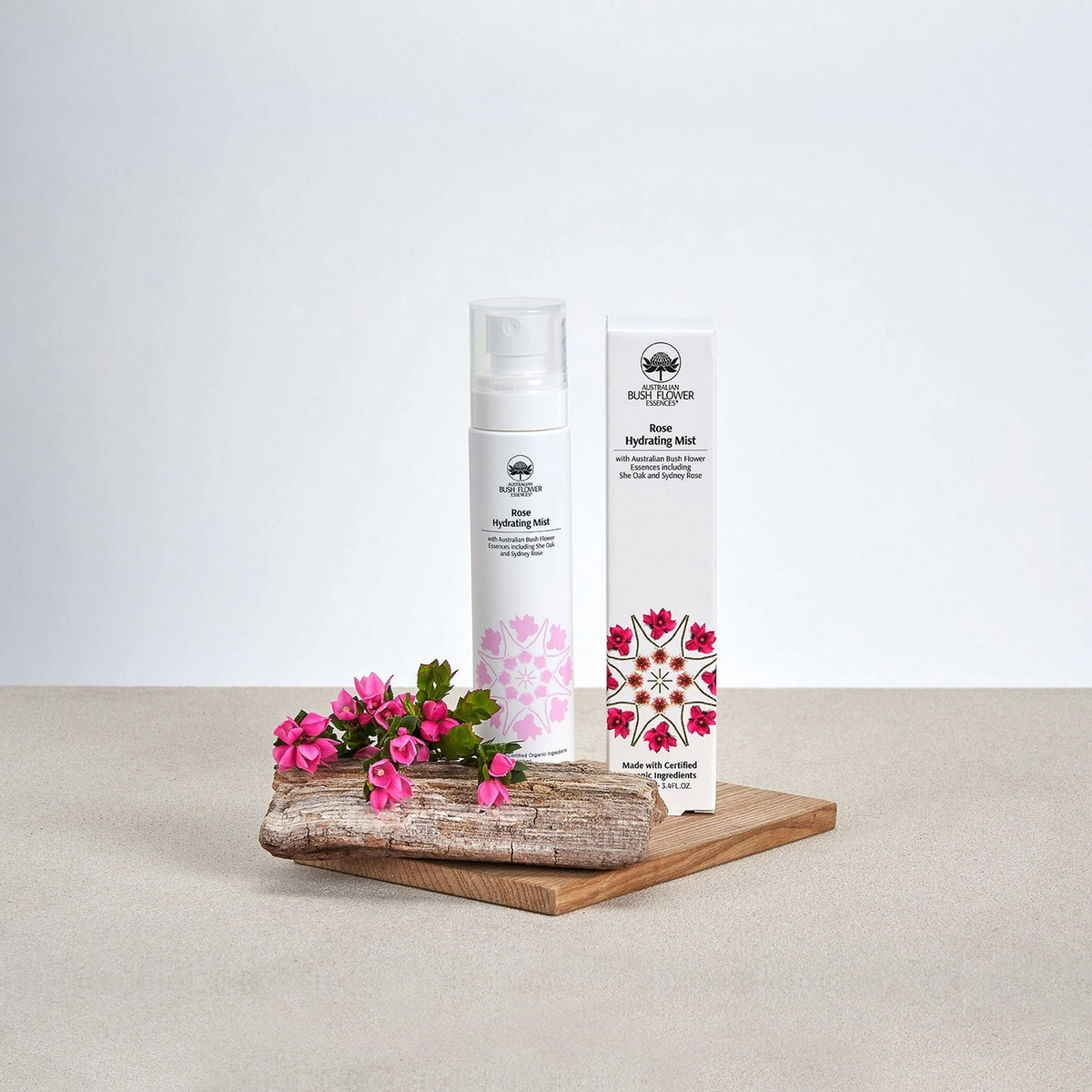 Australian Bush Flower Essences Hydrating Mist - Rose - 100ml