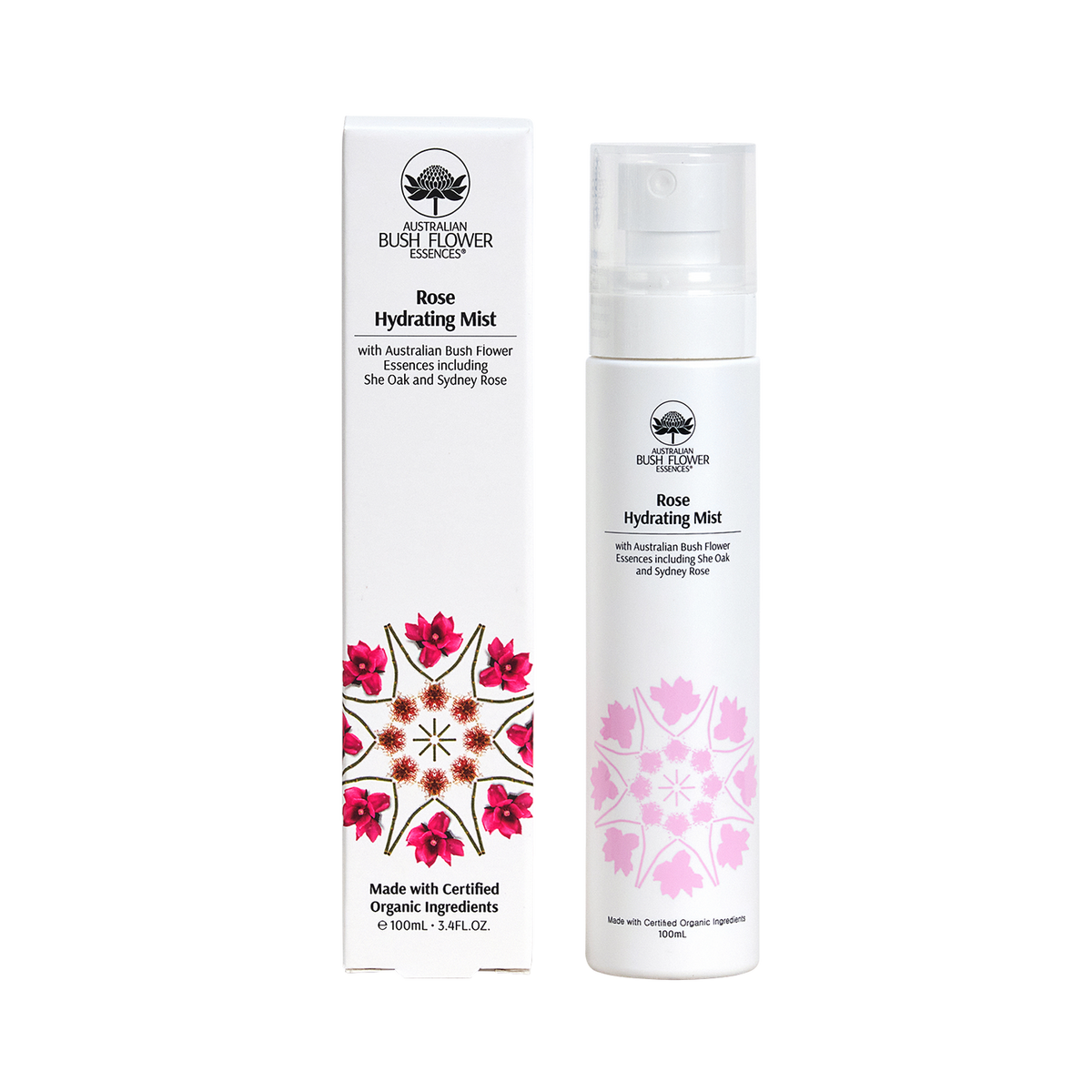 Australian Bush Flower Essences Hydrating Mist - Rose - 100ml