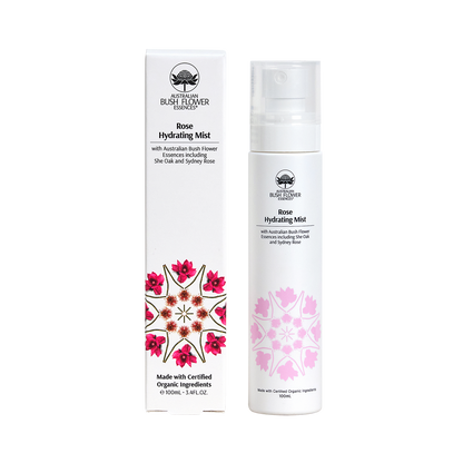 Australian Bush Flower Essences Hydrating Mist - Rose - 100ml