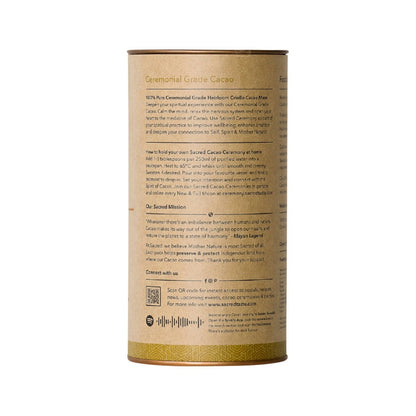 Sacred Taste Organic Drinking Cacao (Ceremonial Grade Cacao) Ceremony 250g