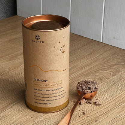 Sacred Taste Organic Drinking Cacao (Ceremonial Grade Cacao) Ceremony 250g