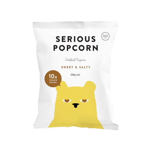 Serious Organic Popcorn Multi Pack Sweet & Salty - 10x12g