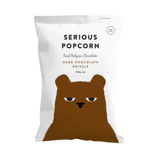 Serious Organic Popcorn Dark Chocolate Drizzle - 70g