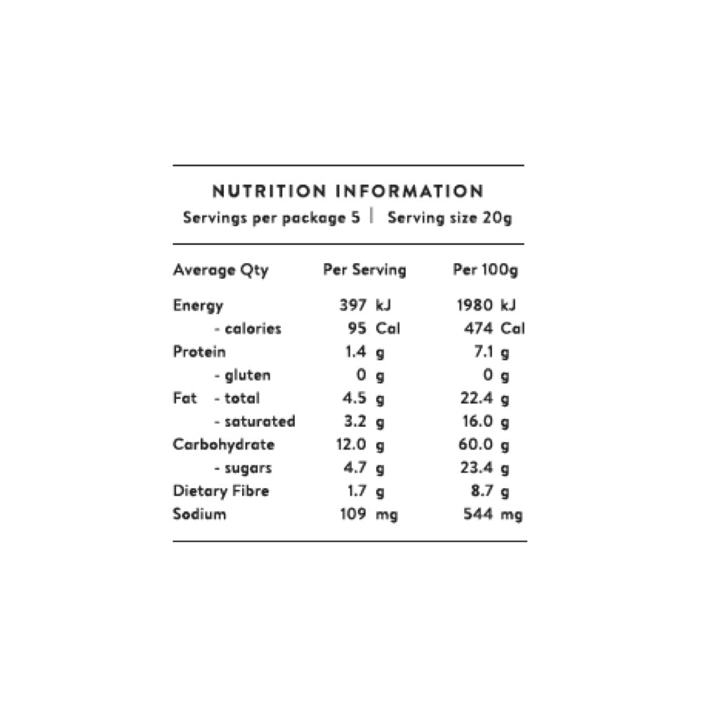 Serious Organic Popcorn Dark Chocolate Drizzle - 70g