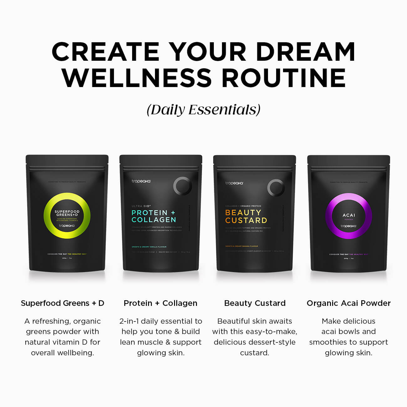 Tropeaka Superfood Greens + D Powder - L'Organic