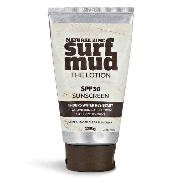 SURFMUD Natural Zinc Sunscreen Lotion SPF 30 - 125g