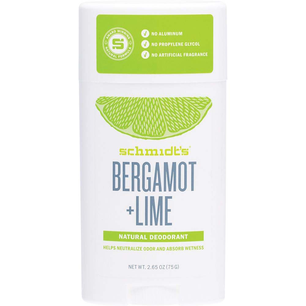 Schmidt's Bergamot + Lime Deodorant Stick - 75g