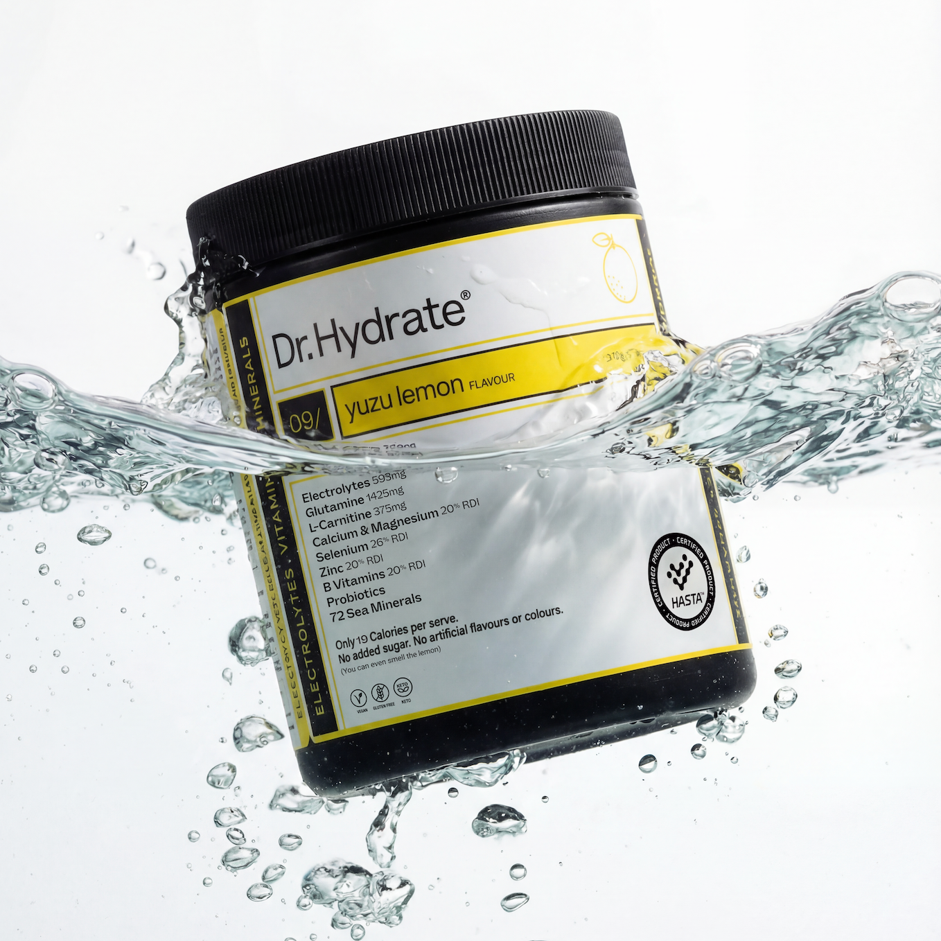 Dr. Hydrate All-In-One Hydration Drink Yuzu Lemon - 270g