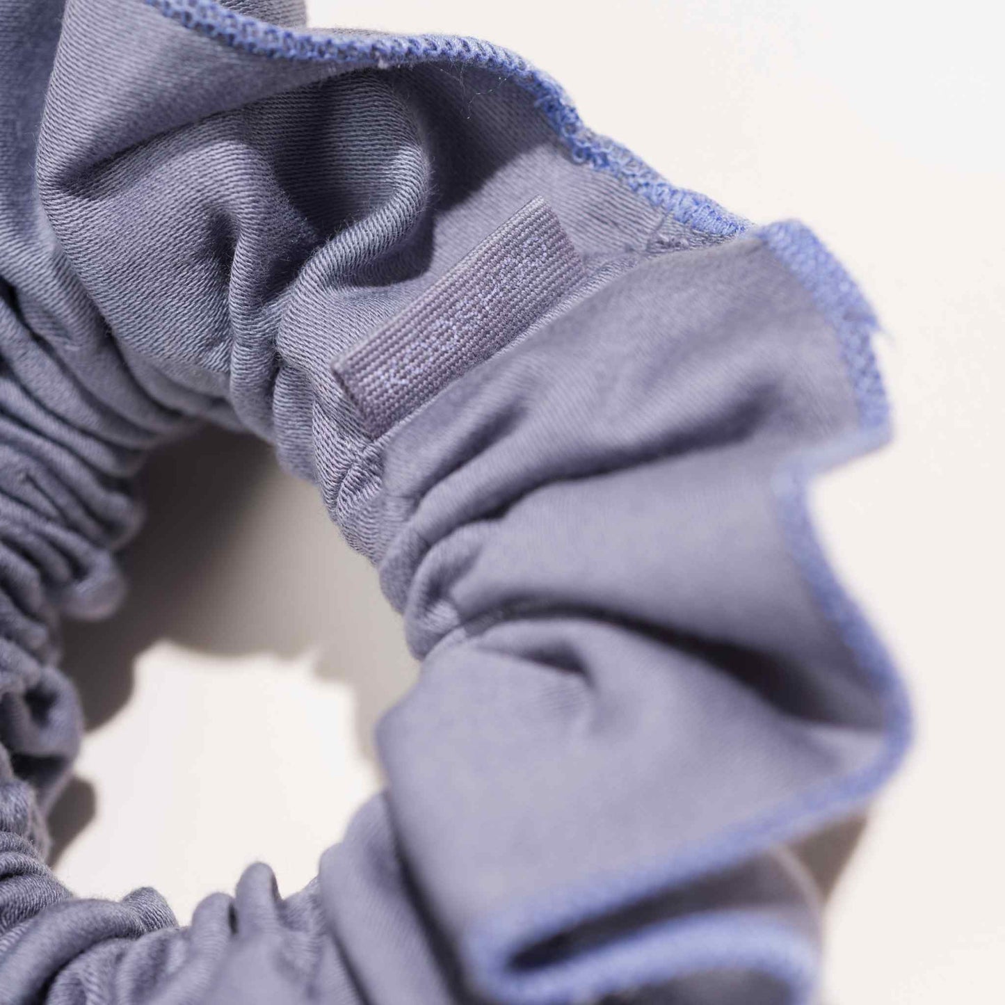 Kooshoo Plastic-Free Ruffle Scrunchie - Blue Granite