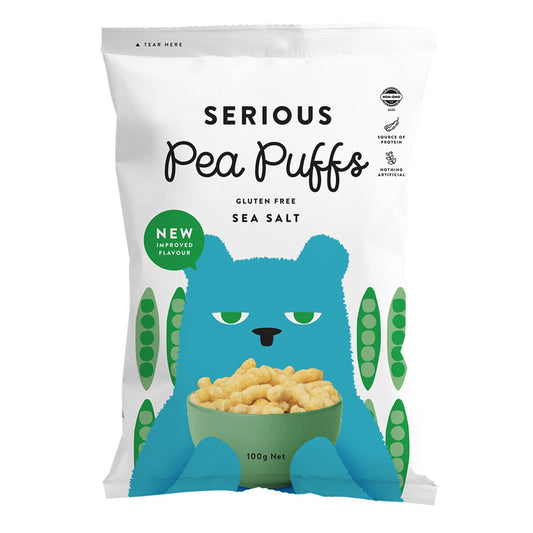 Serious Pea Puffs Sea Salt - 100g