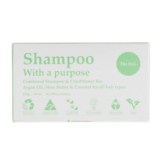 Shampoo With A Purpose - The O.G. Shampoo/Conditioner Bar 135g