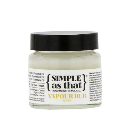 Simple As That Vapour Rub Baby - 50g