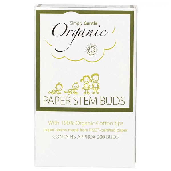 Simply Gentle Organic Cotton Buds - 200 Pack