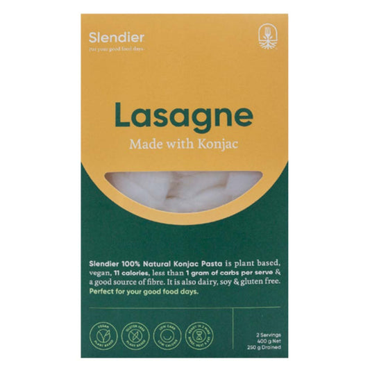 Slendier Lasagne Sheets - 400g - L'Organic