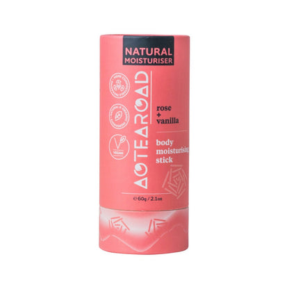 Slo Natural Beauty Natural Body Moisturising Stick Rose + Vanilla 60g