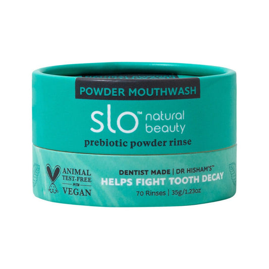 Slo Natural Beauty Powder Mouthwash (Prebiotic Powder Rinse) - 35g