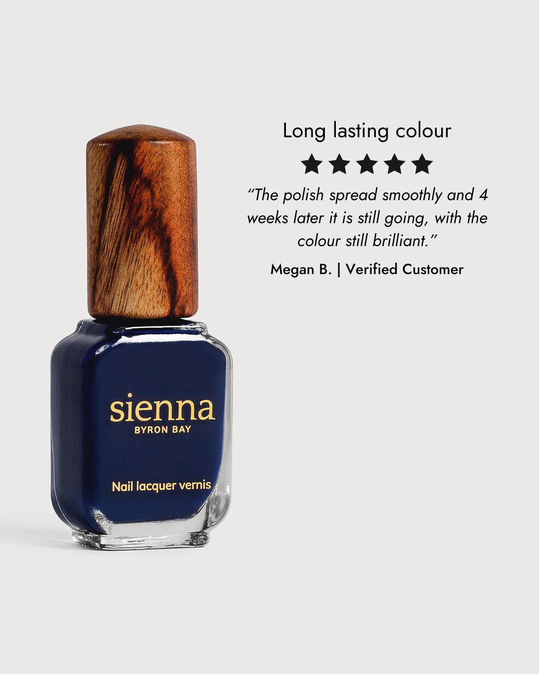 Sienna Nail Polish Stargazer - Navy Blue - 10ml