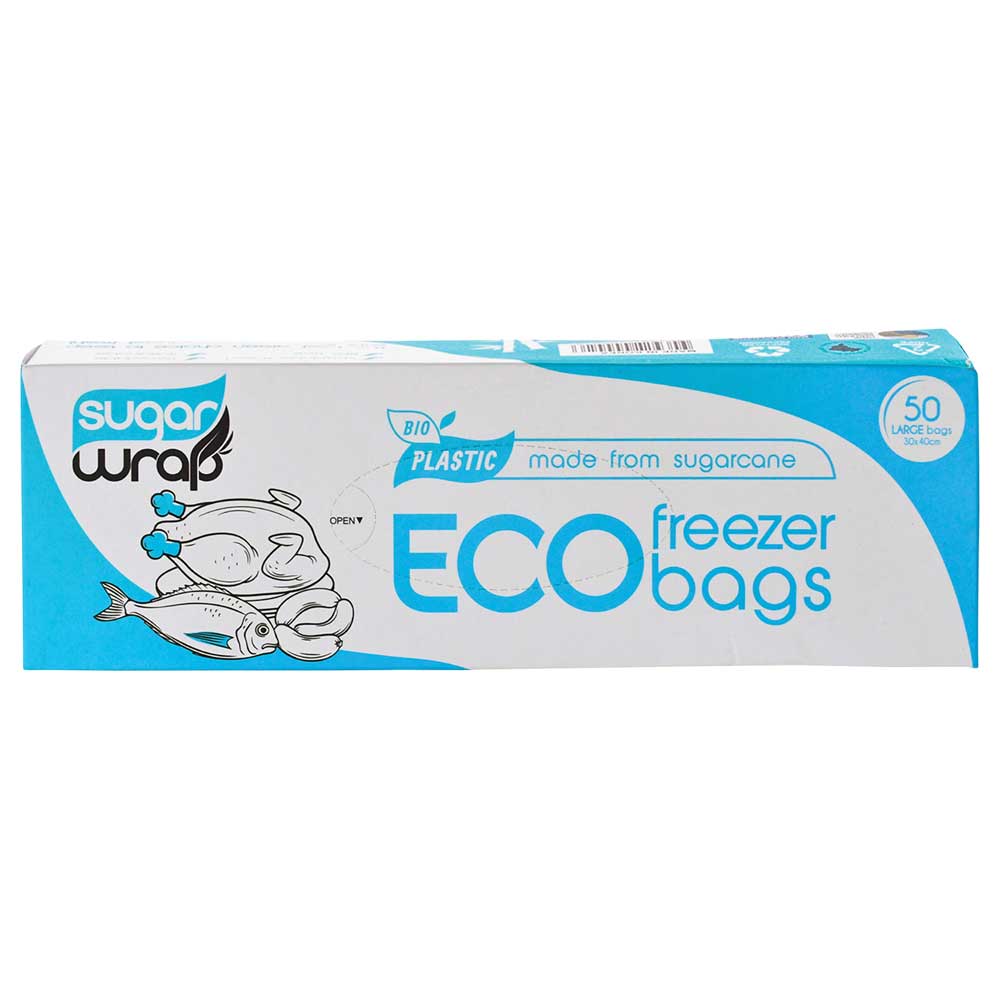 Sugarwrap Eco Freezer Bags 50 Pack - Large