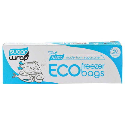 Sugarwrap Eco Freezer Bags 50 Pack - Large