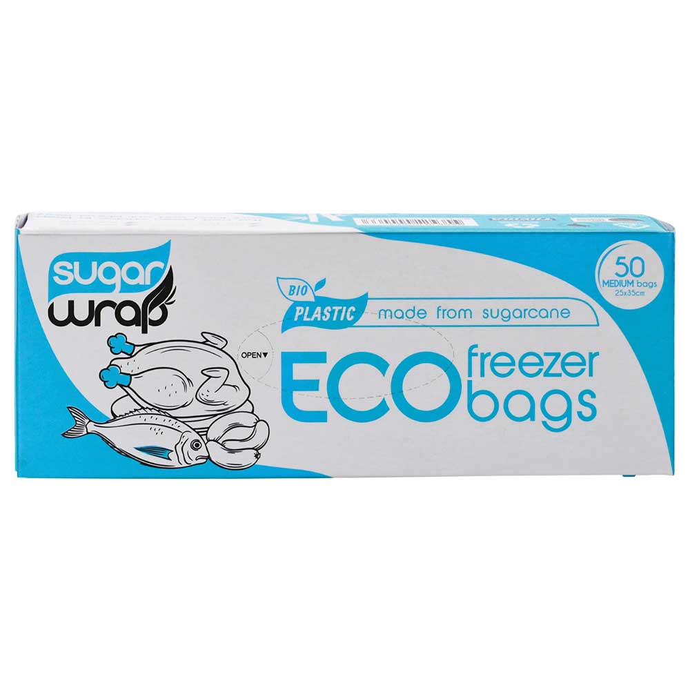 Sugarwrap Eco Freezer Bags 50 Pack - Medium