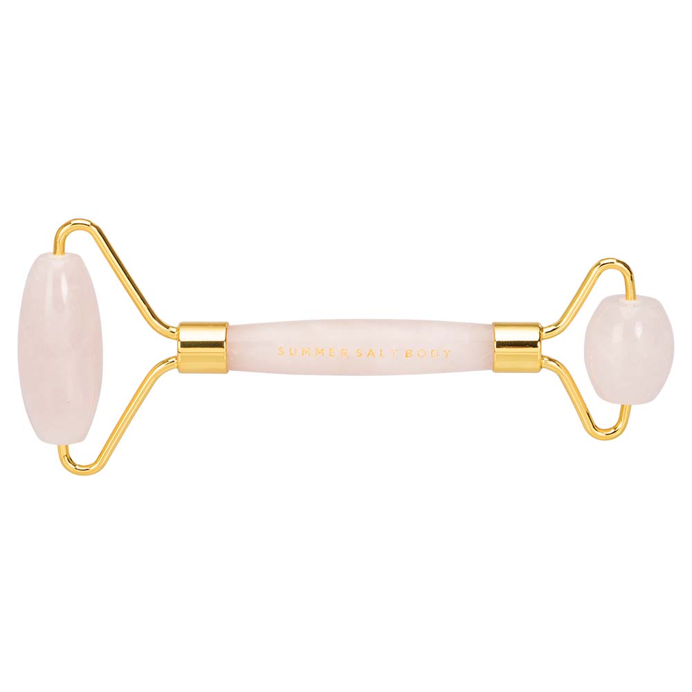 Summer Salt Body Crystal Facial Roller - Rose Quartz