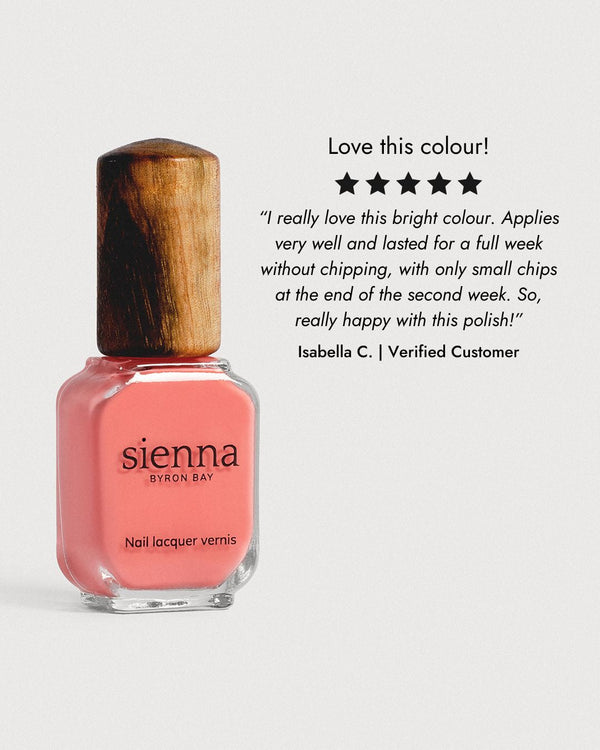 Sienna Nail Polish Sweetheart - Peachy pink - 10ml - L'Organic