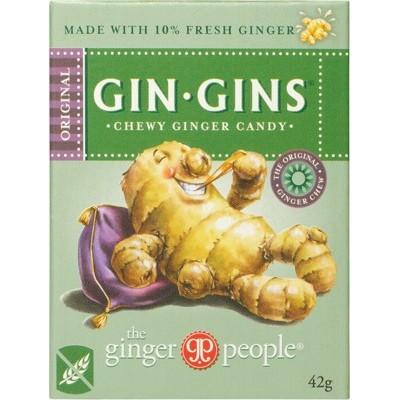 THE GINGER PEOPLE Gin Gins Ginger Candy Chewy Original 42g