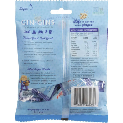 THE GINGER PEOPLE Gin Gins Ginger Candy Super Strength - 60g
