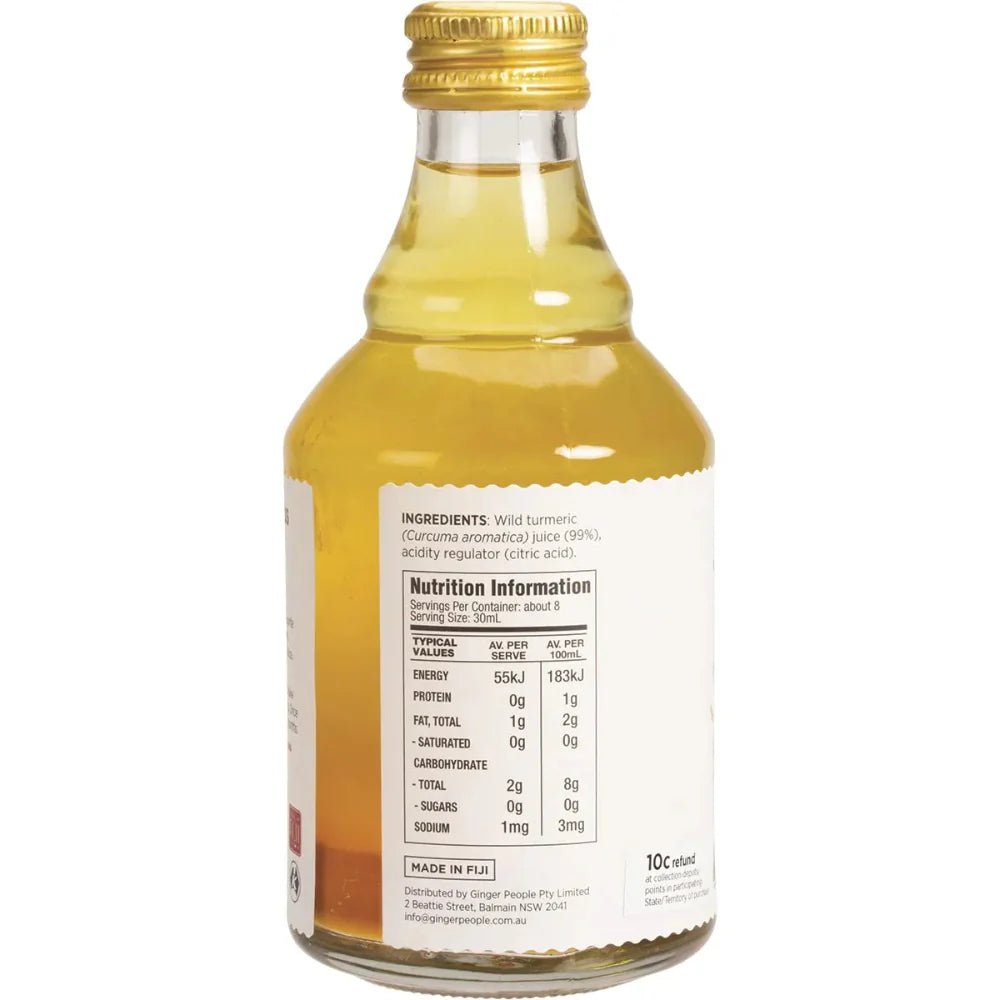 THE GINGER PEOPLE Turmeric Juice - 237ml - L'Organic