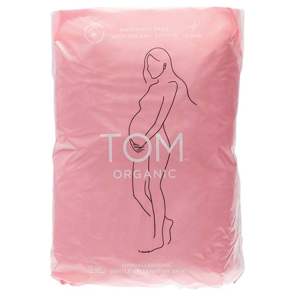 TOM Organic Maternity Pads - 12 Pack