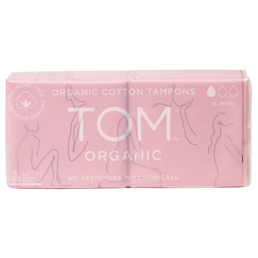 TOM Organic Tampons - Mini - 16 Pack