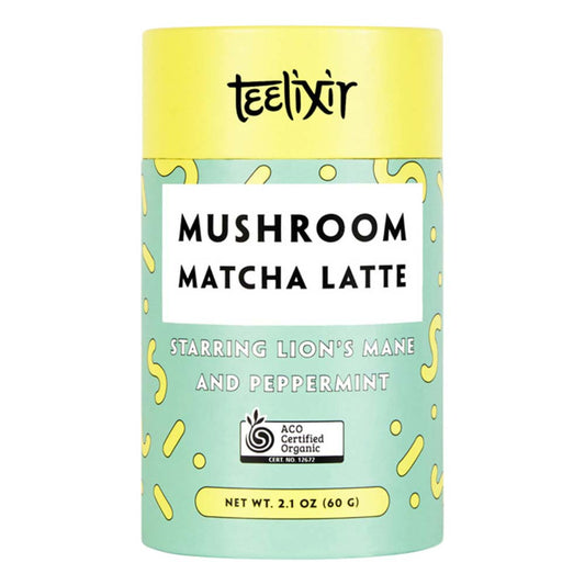 Teelixir Organic Mushroom Matcha Latte - 60g - L'Organic