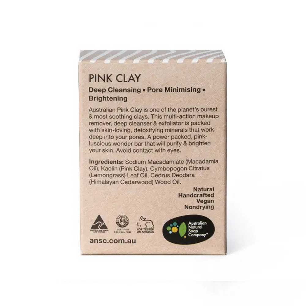 The ANSC Australian Pink Clay Solid Soap - 100g