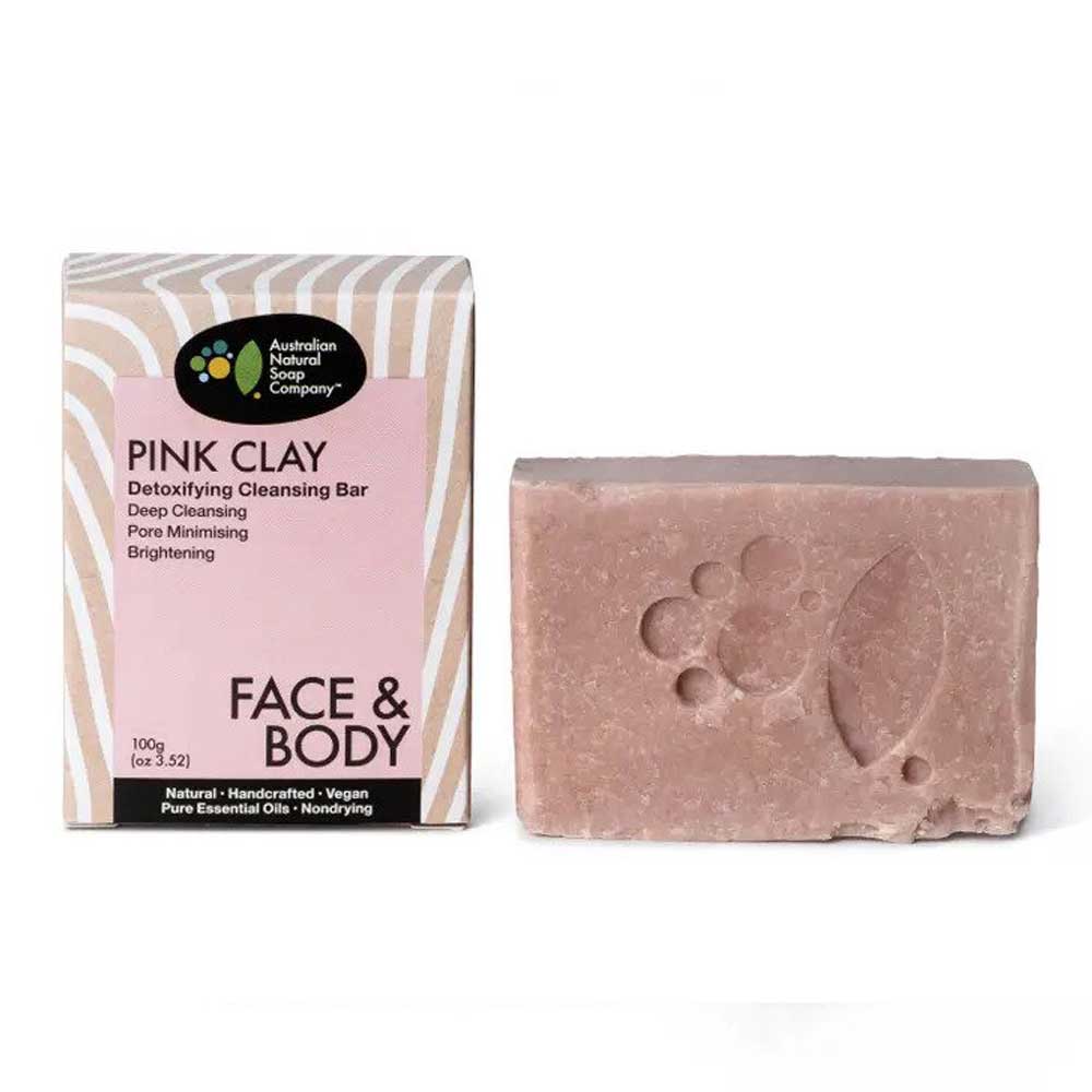 The ANSC Australian Pink Clay Solid Soap - 100g