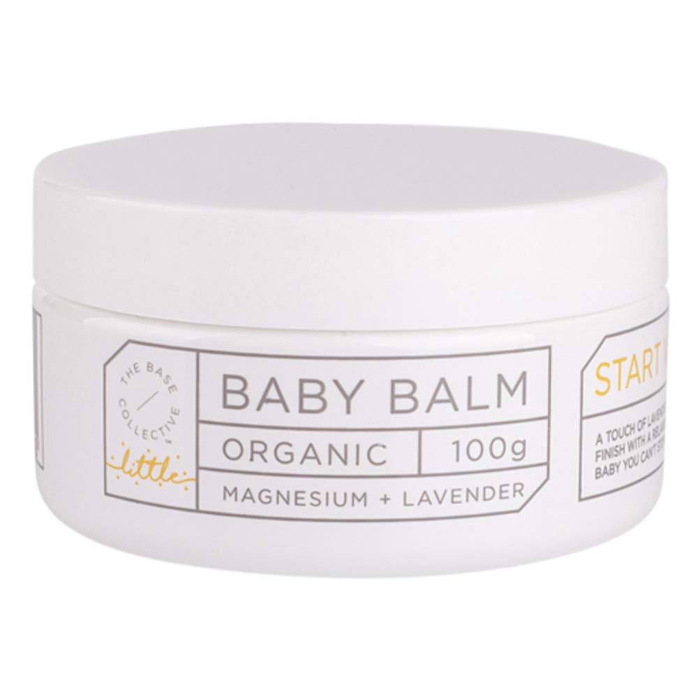 The Base Collective Little Organic Baby Balm - Magnesium & Lavender - 100g