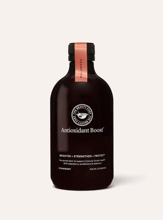 The Beauty Chef Antioxidant Boost bottle with a visible brand logo on a white background
