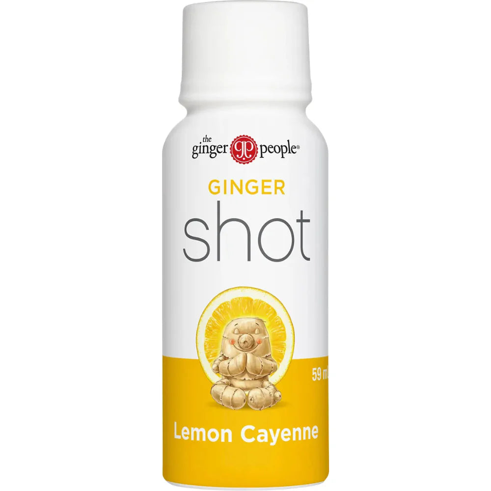 The Ginger People - Ginger Shot Lemon & Cayenne 12x59ml