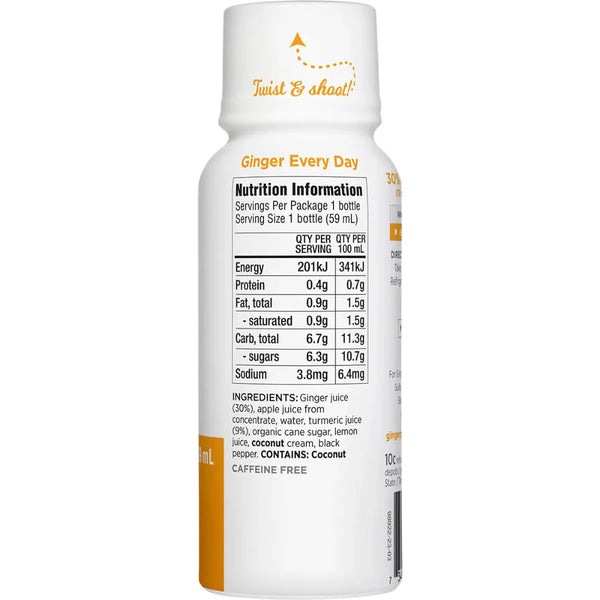The Ginger People - Ginger Shot Wild Turmeric - 12x59ml