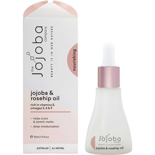 The Jojoba Company Jojoba + Rosehip Oil - 30ml